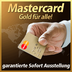 goldene prepaid kreditkarte mit hochprägung ohne schufa